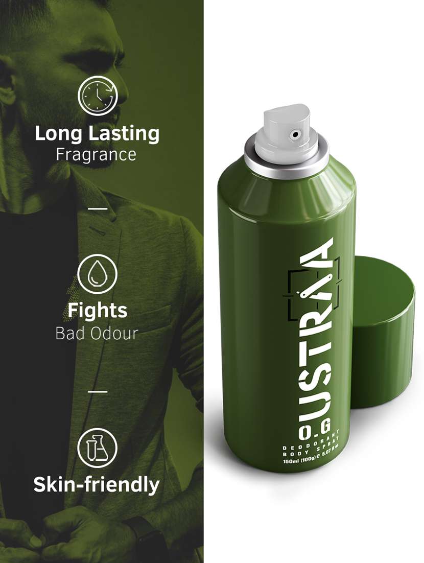 ustraa o.g deodorant - 150ml & black deodorant body spray - 150ml combo - 18718290 - Standard Image - 3