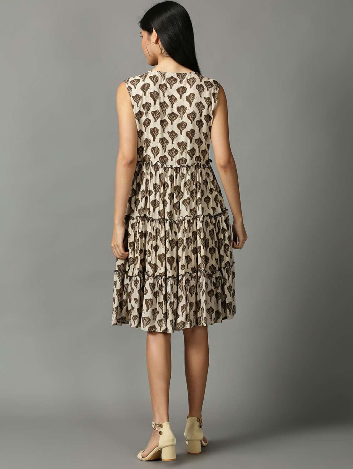 women's tiered dress batik dress - 18718503 -  Standard Image - 3