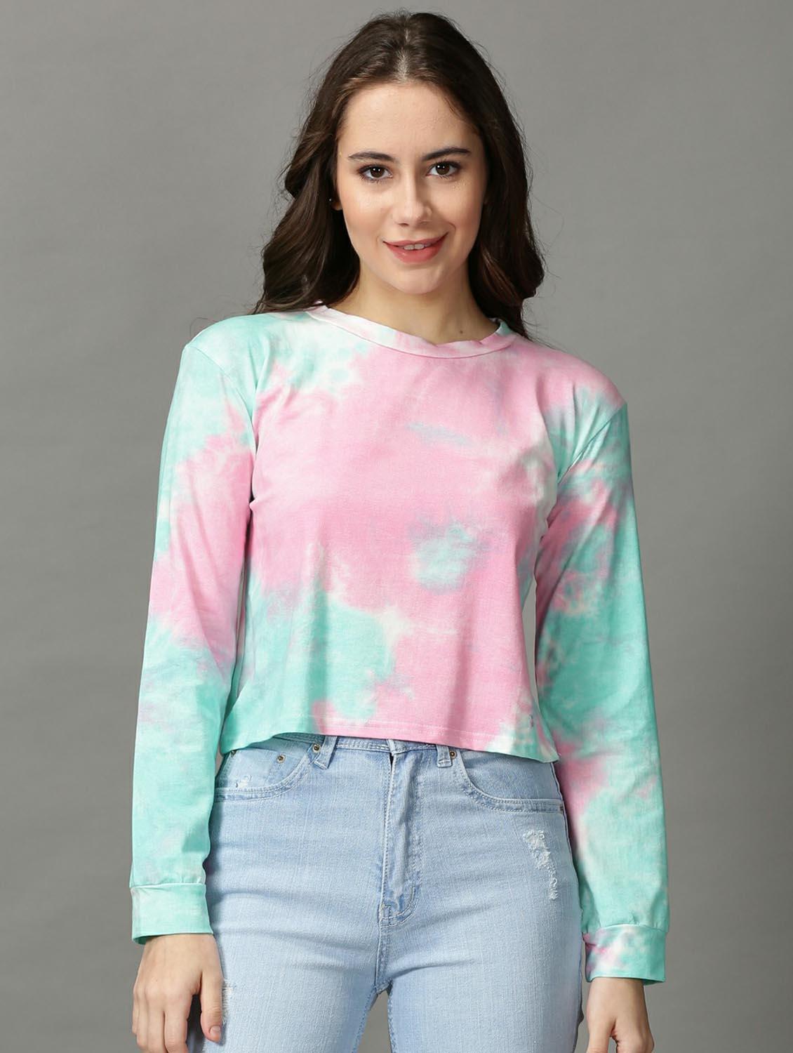 women's all over print crew neck t-shirt - 18718586 - Zoom Image - 0
