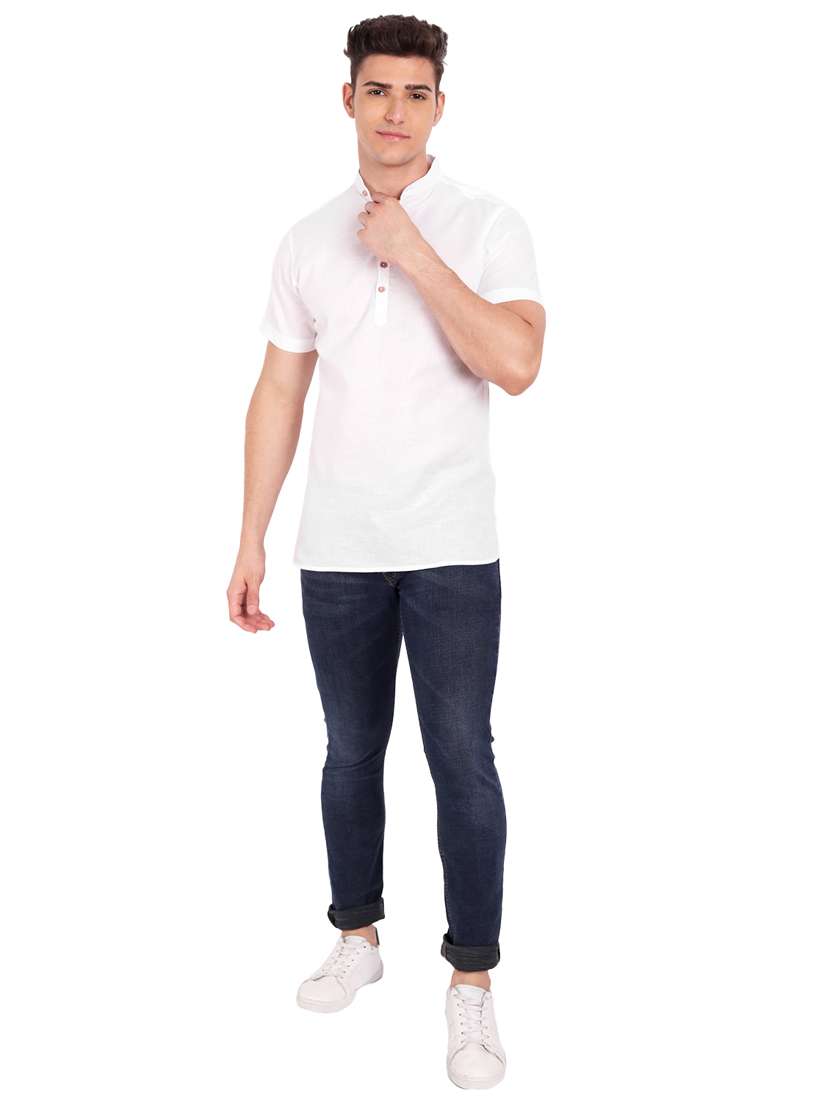 pack of 2 solid short kurta - 18719226 -  Standard Image - 8