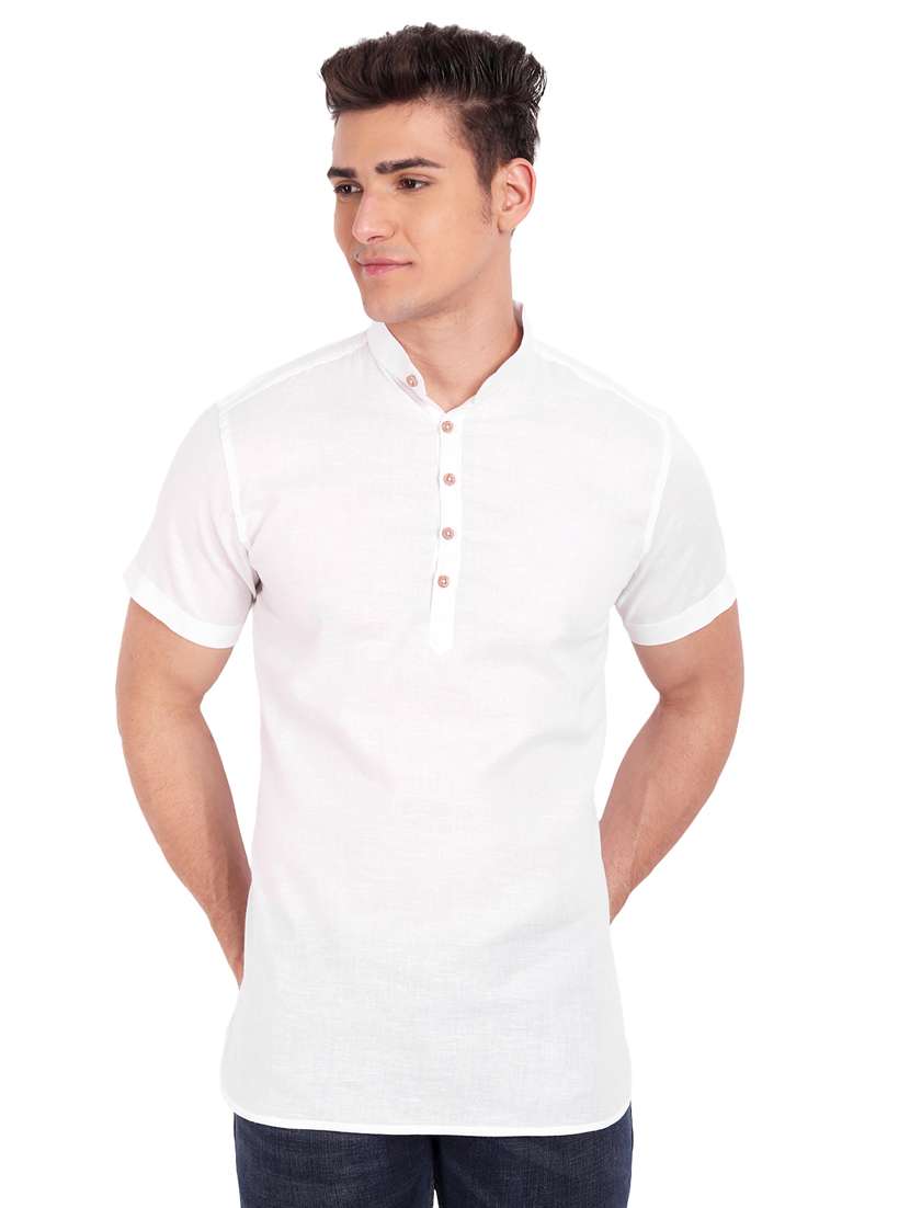 pack of 2 solid short kurta - 18719227 -  Standard Image - 5