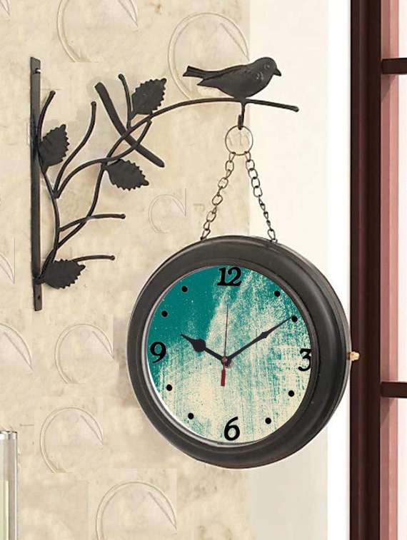 round shape digital display wall clock