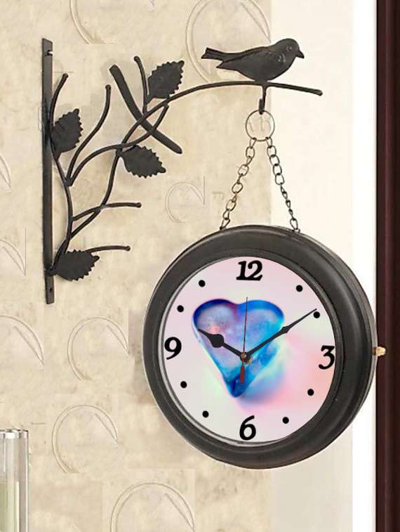Buy online Round Shape Digital Display Wall Clock from Clocks for