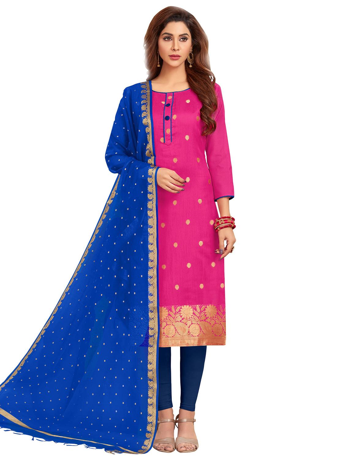 churidaar unstitched suit - 18721177 -  Zoom Image - 0
