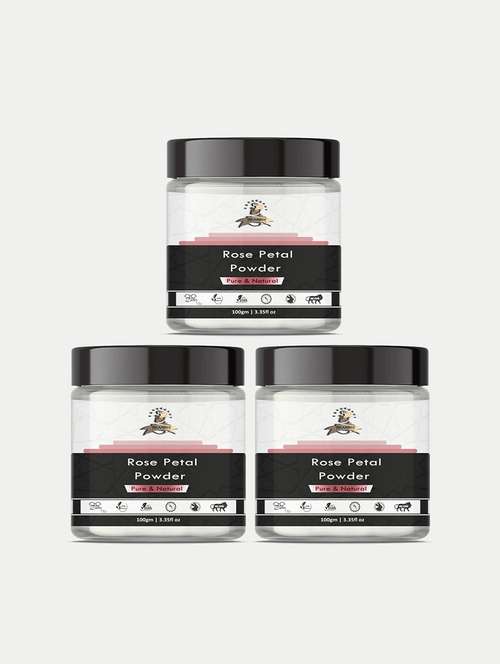 beardox 100% pure & natural rose petal powder reduce ageing effects, maintains skin tone & cleanses and nourishes skin - 18721945 -  Standard Image - 0