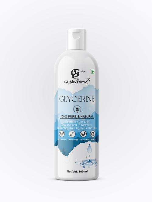 glowrima 100% natural glycerine for cleansing & refreshing skin pore tightening 100ml (pack of 1) - 18722484 -  Standard Image - 0