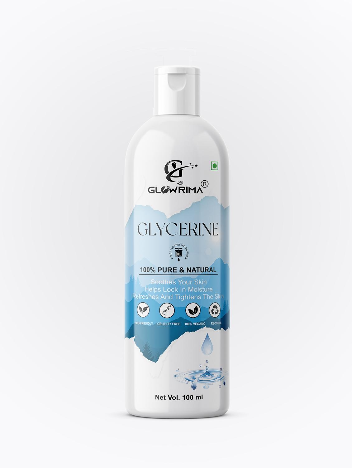 glowrima 100% natural glycerine for cleansing & refreshing skin pore tightening 100ml (pack of 1) - 18722484 -  Zoom Image - 0