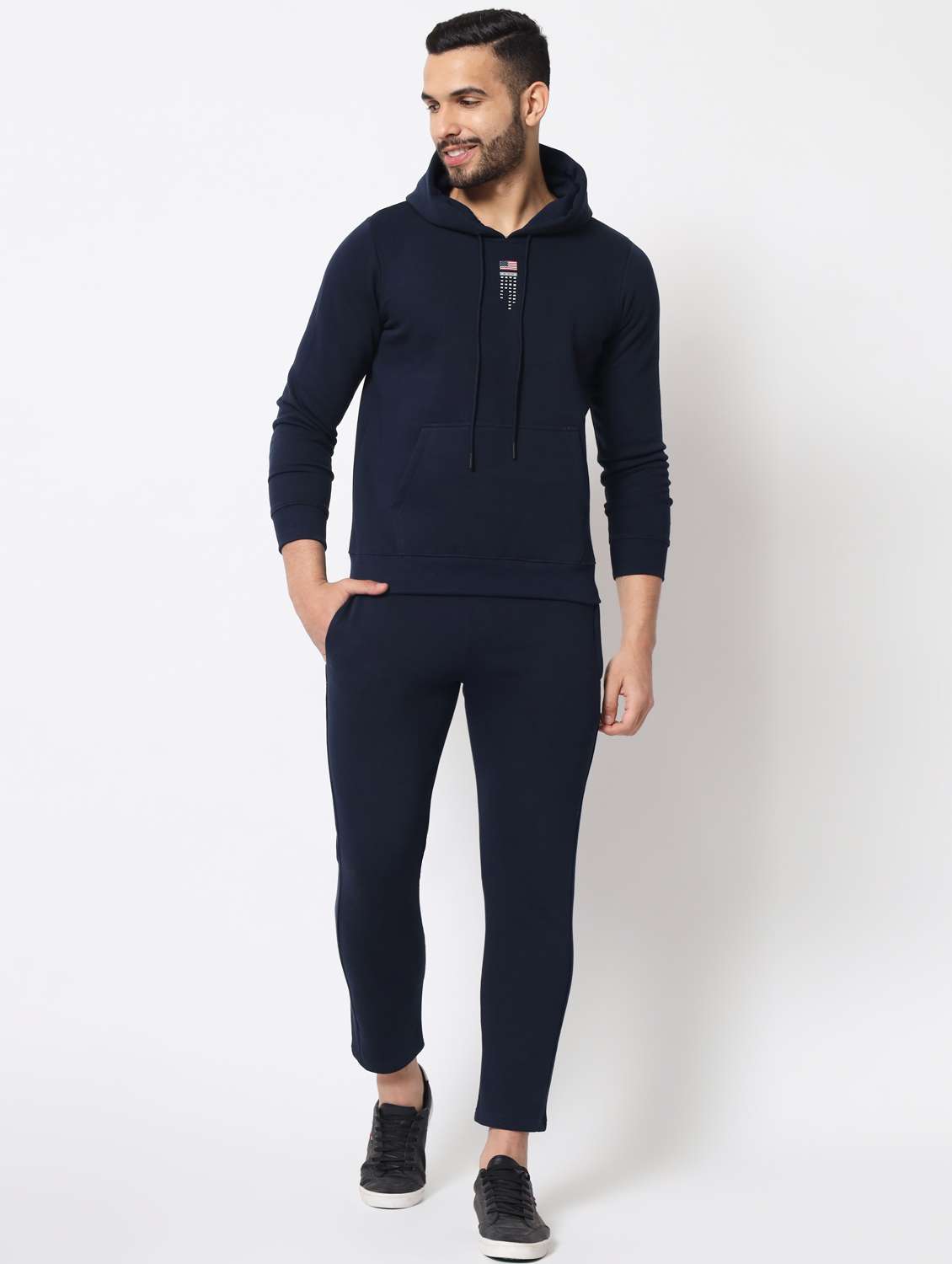 solid full length track suit - 18734201 - Zoom Image - 0