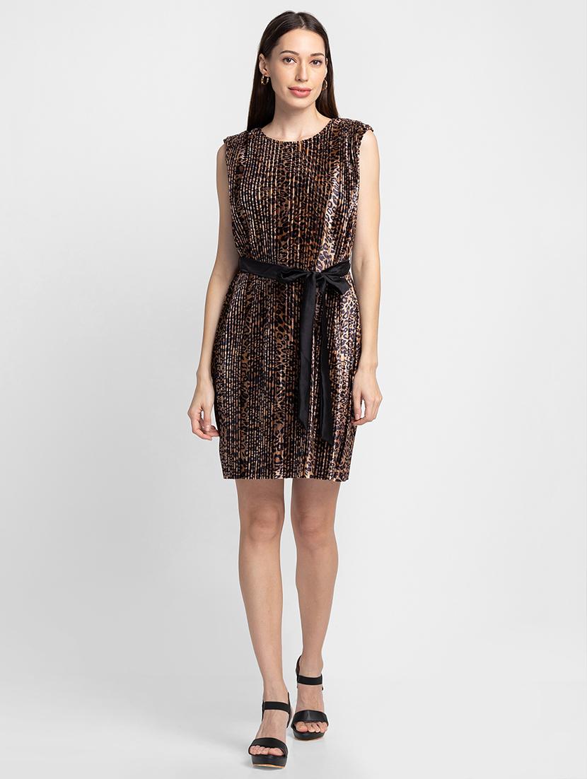 women's solid dress - 18734533 - Standard Image - 3