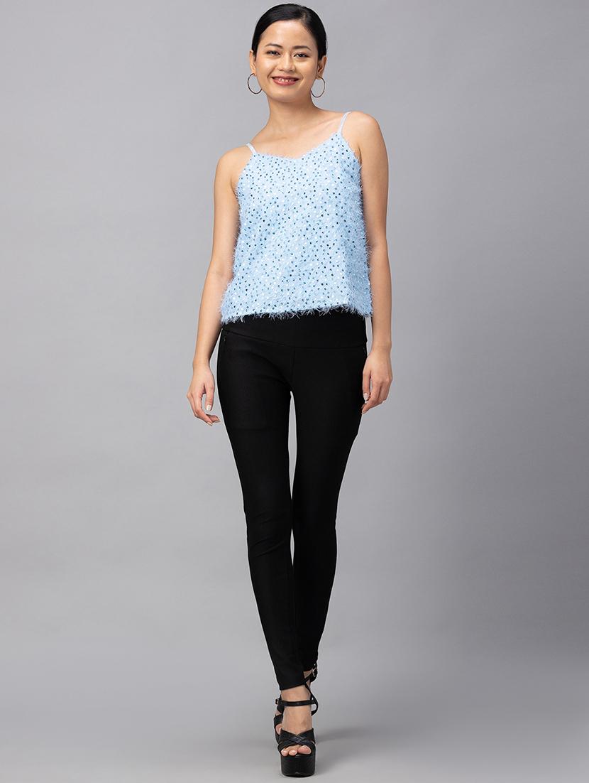 women's straight shoulder strap top - 18734552 - Standard Image - 3