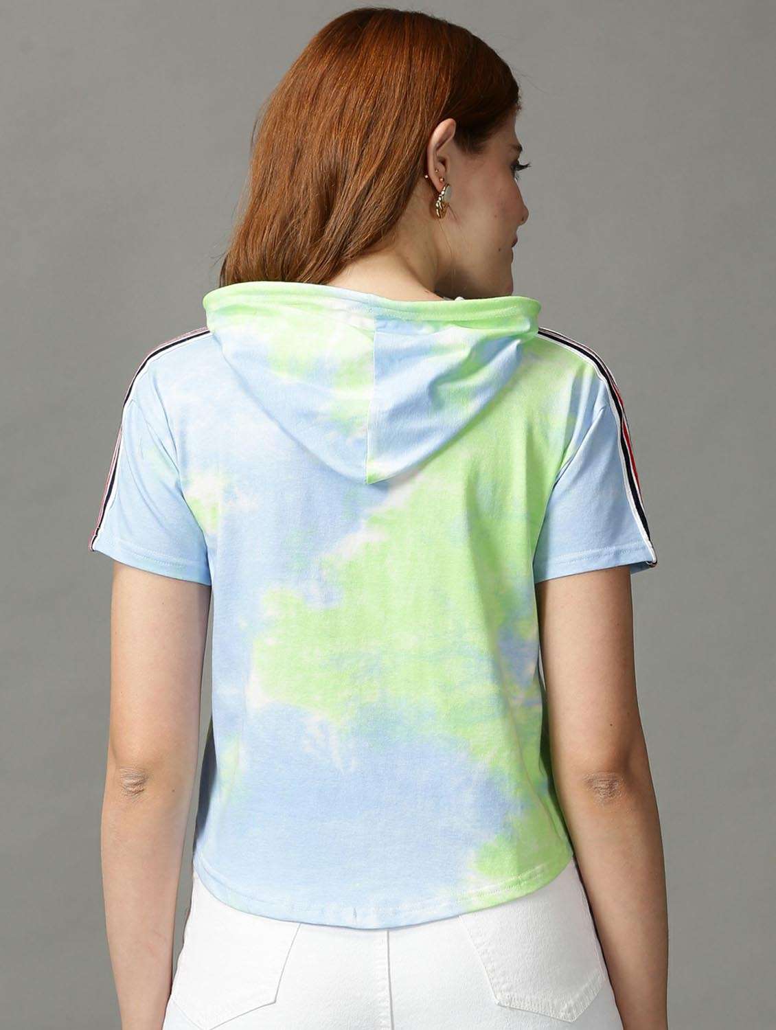 women's all over print hooded t-shirt - 18734817 -  Standard Image - 3