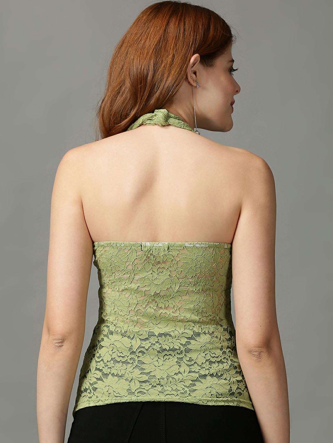 women's straight v neck top - 18734895 -  Standard Image - 3