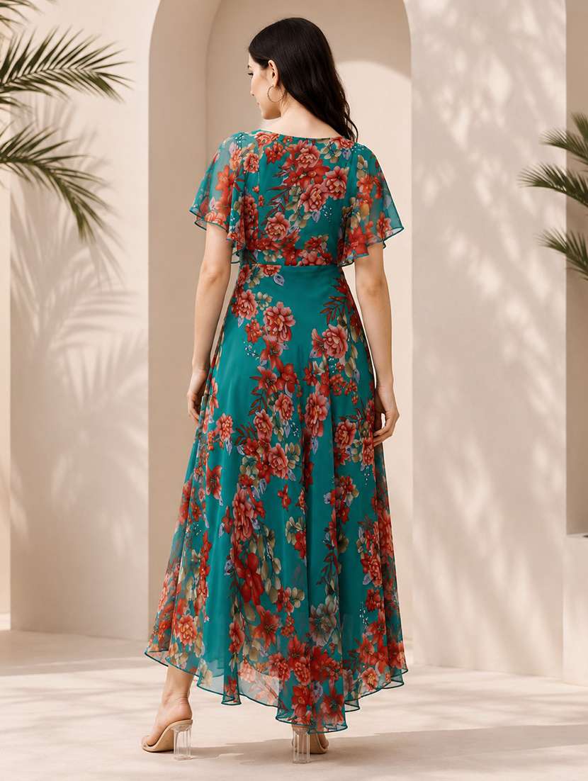 women's ruffle floral dress - 18736067 -  Standard Image - 3