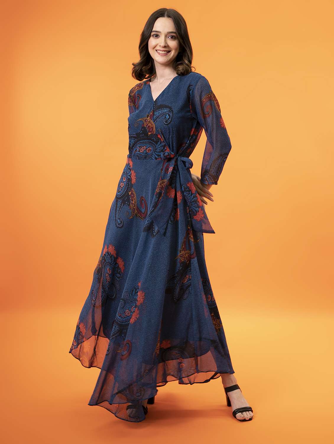 Women's Fit & Flare Floral Dress