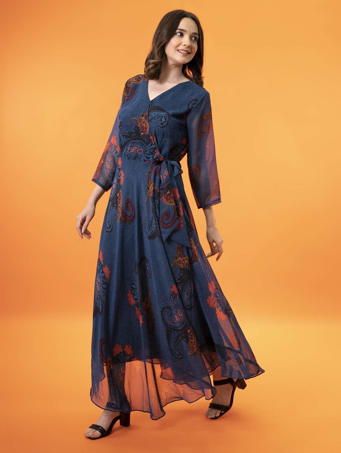 Women's Fit & Flare Floral Dress