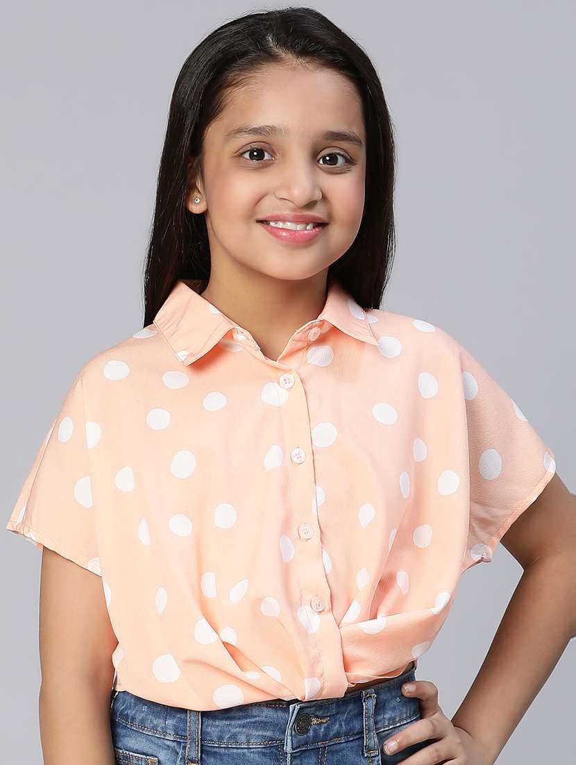 girls collared shirt