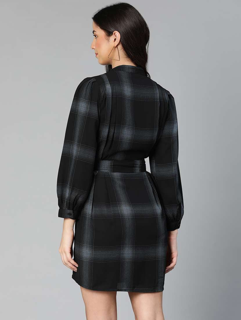 black cotton shirt dress - 18736216 -  Standard Image - 3