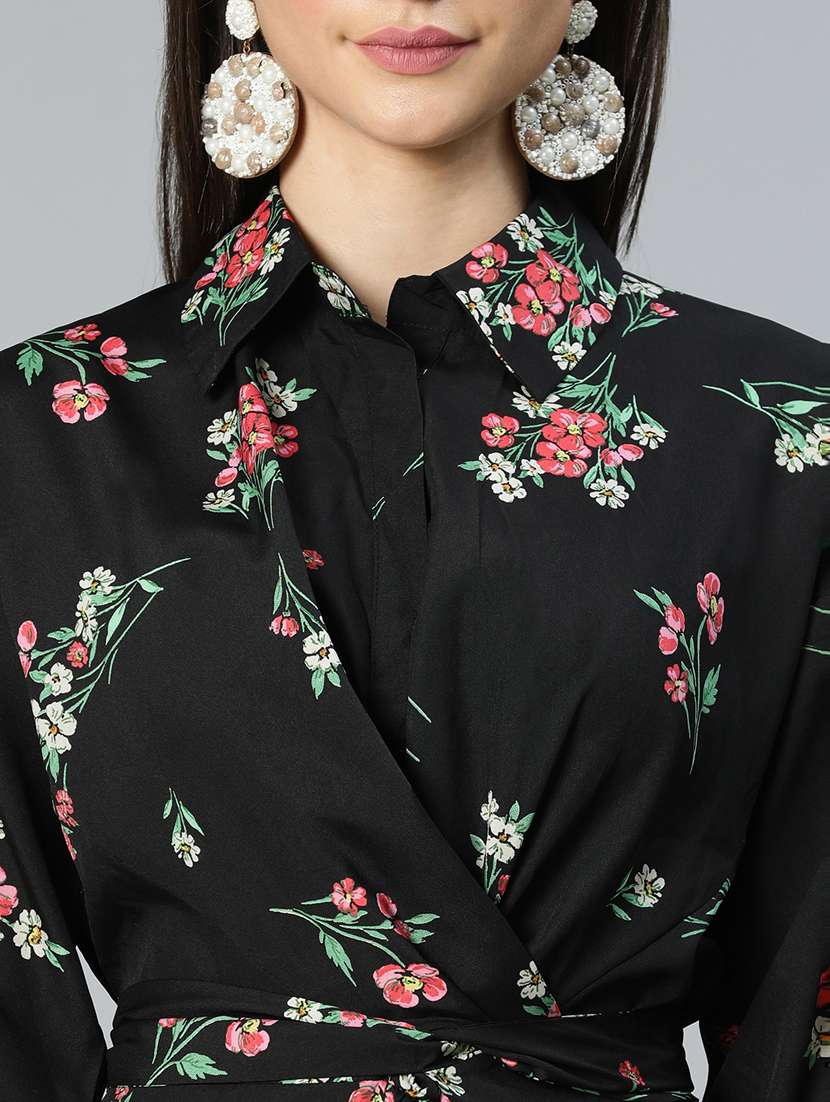 women's wrap floral dress - 18736220 -  Standard Image - 5