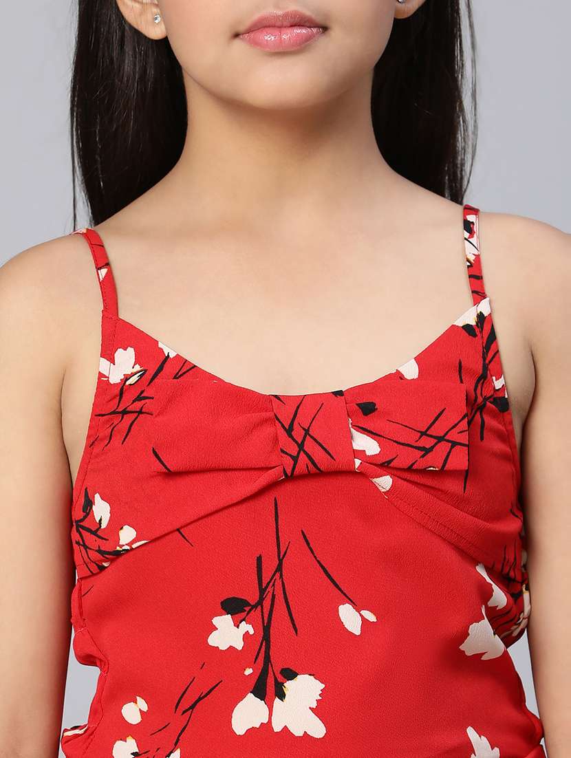 girls shoulder strap sleeveless frock - 18736233 -  Standard Image - 5