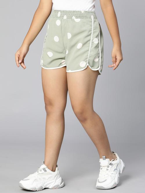 grey polka dot shorts  - 18736266 -  Standard Image - 0