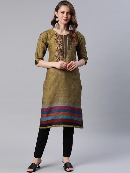 women's straight kurta - 18736371 -  Standard Image - 0