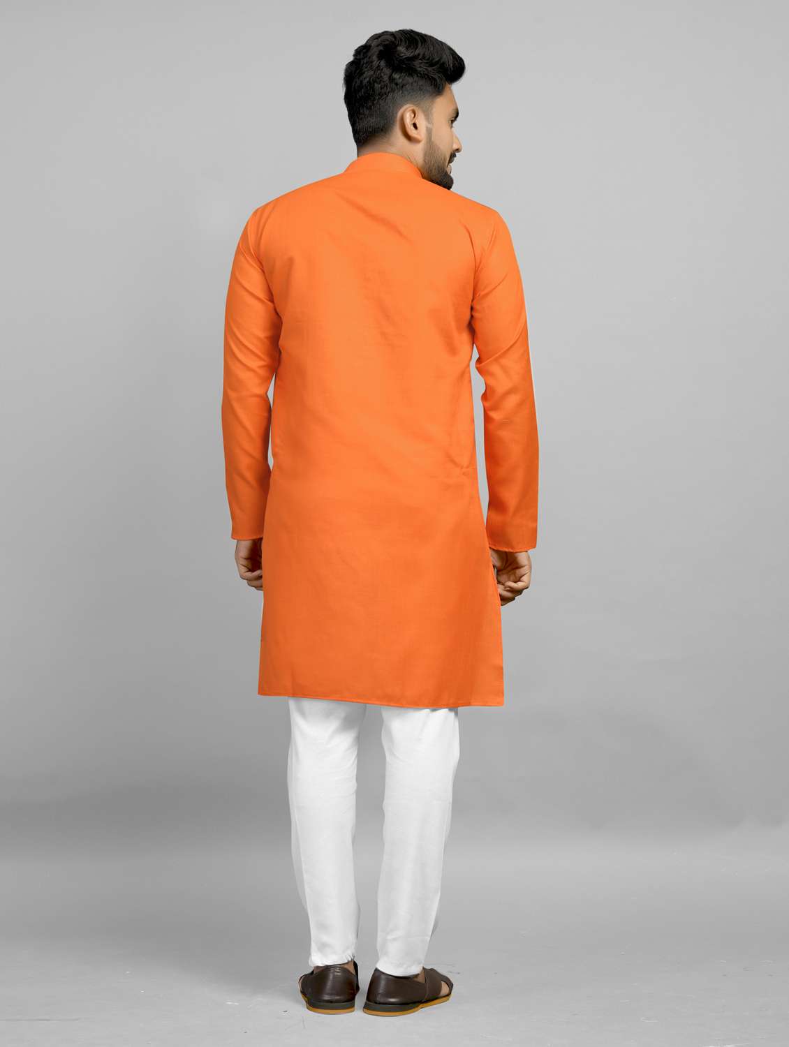 solid straight long kurta - 18736570 -  Standard Image - 3