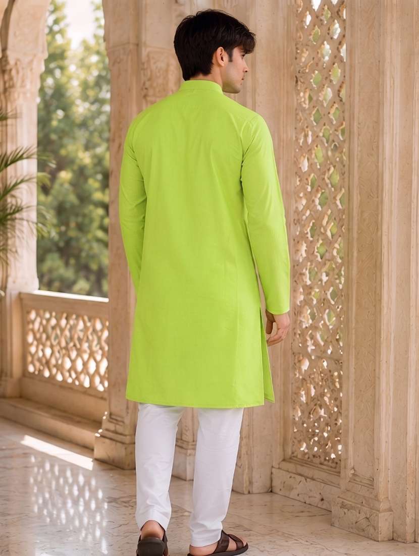 solid straight long kurta - 18736571 -  Standard Image - 3