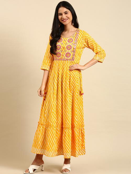 women's flared kurta - 18736726 - Standard Image - 0