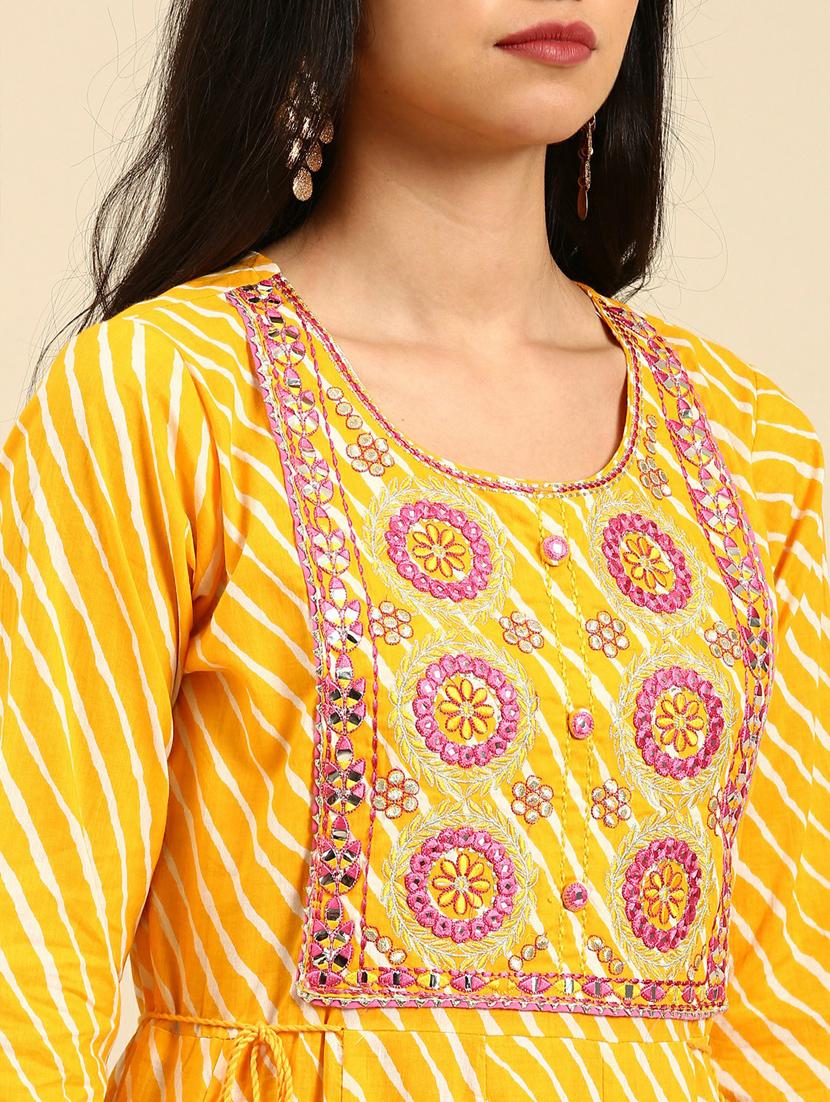 women's flared kurta - 18736726 - Standard Image - 3