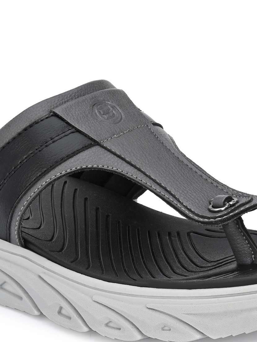 men grey slip on slipper - 18736829 - Standard Image - 5