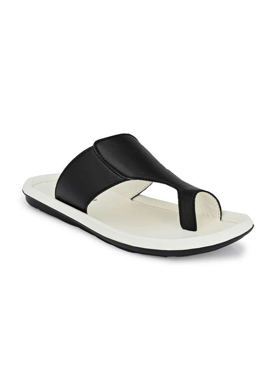 white synthetic & mesh slip on slippers - 18736839 - Zoom Image - 0
