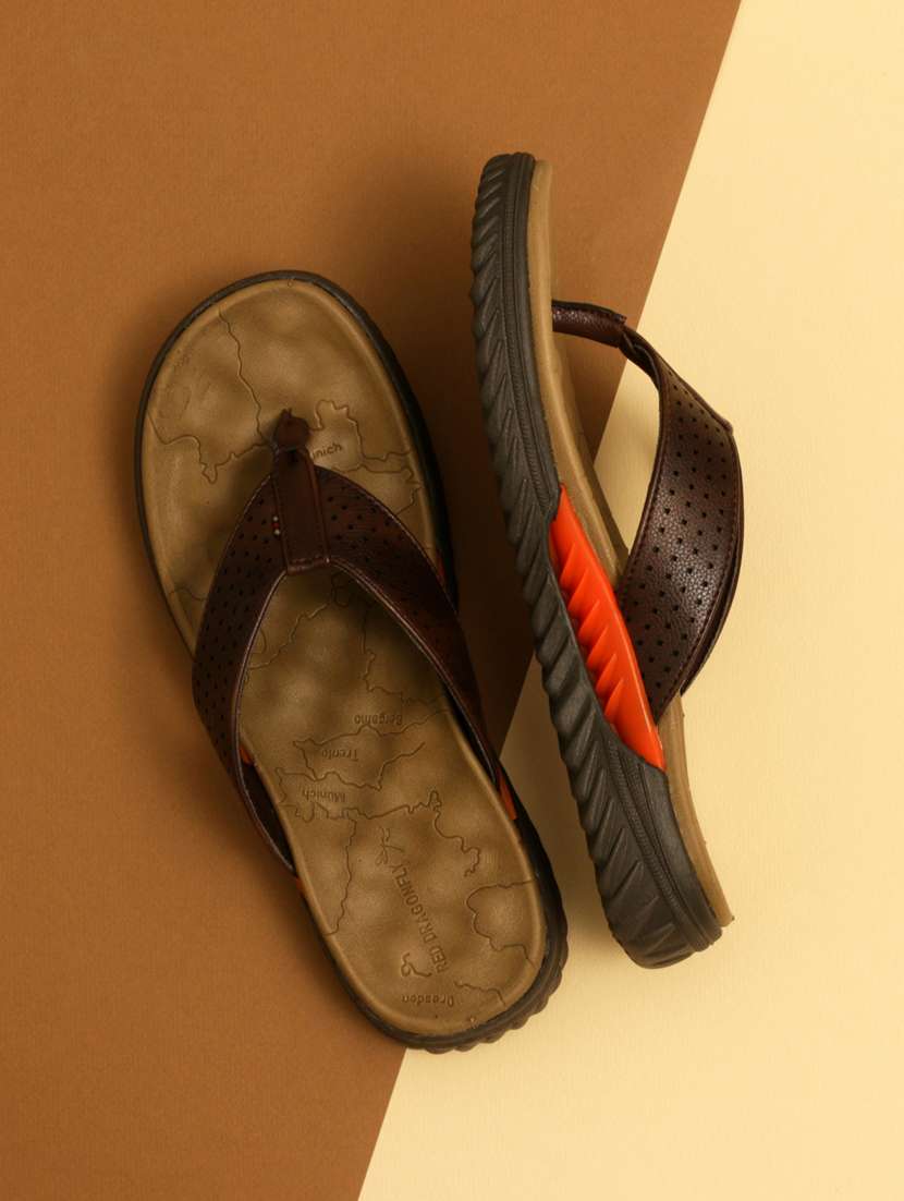 beige synthetic & mesh slip on slippers - 18736843 -  Zoom Image - 0