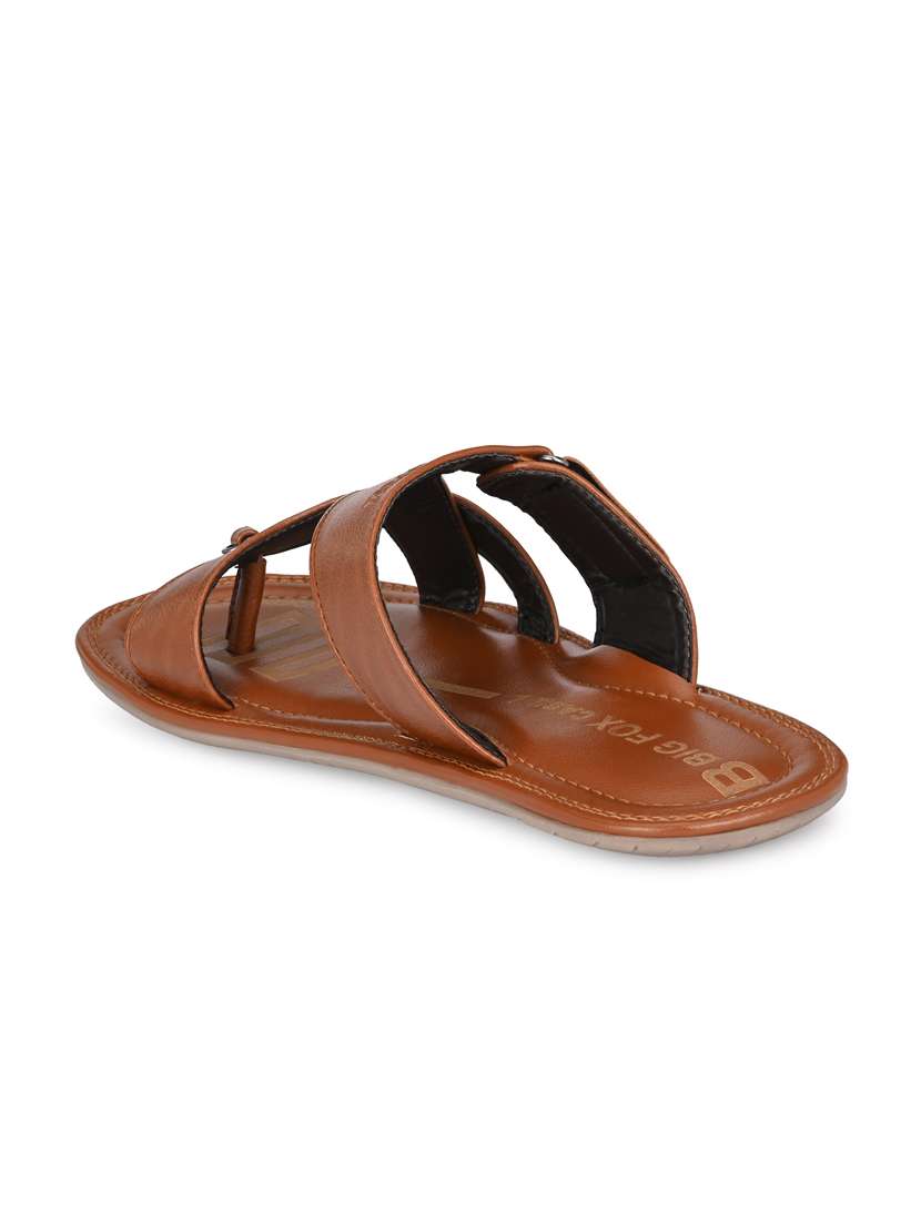 tan synthetic & mesh slip on sandals - 18736872 -  Standard Image - 3