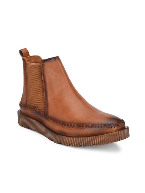 tan synthetic lace up shoes - 18736919 - Standard Image - 0