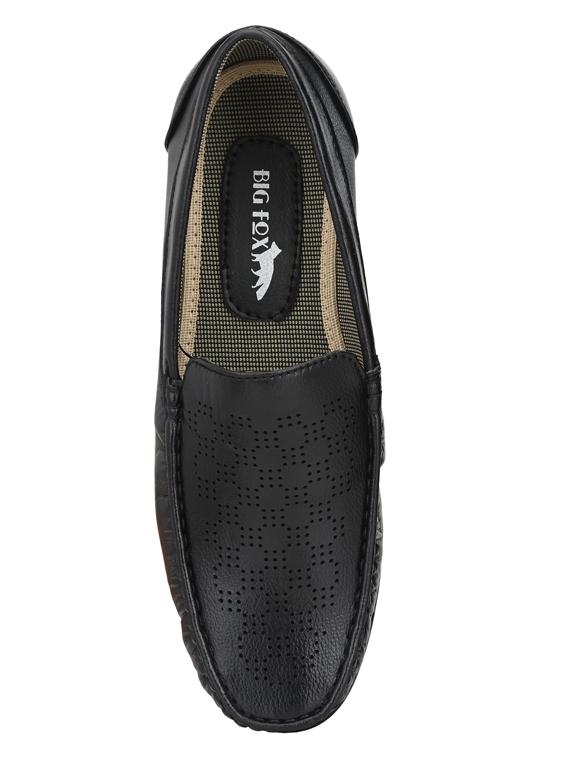 black pvc slip on moccasins - 18736940 - Standard Image - 3
