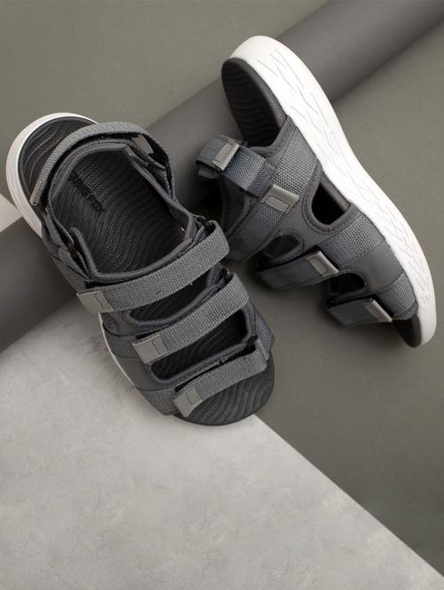 grey mesh slip on floaters - 18737146 -  Standard Image - 0