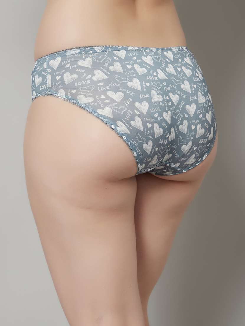 grey polyester bikini panty - 18737912 -  Standard Image - 3