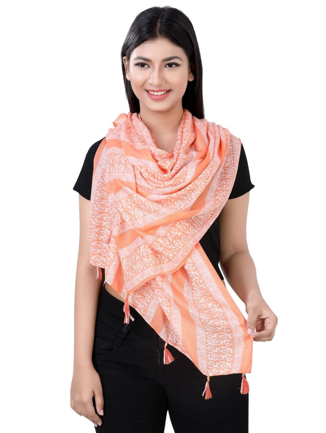 multi colored viscose scarf - 18737987 - Zoom Image - 0