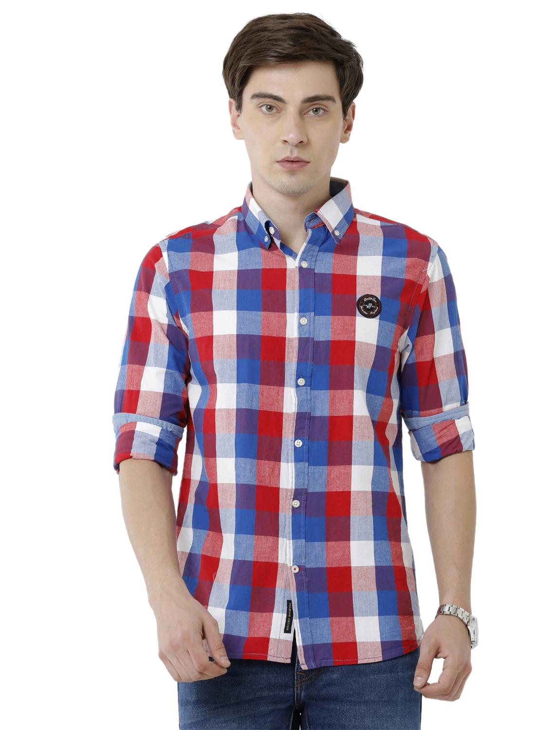 mens checks casual shirt - 18738075 - Zoom Image - 0