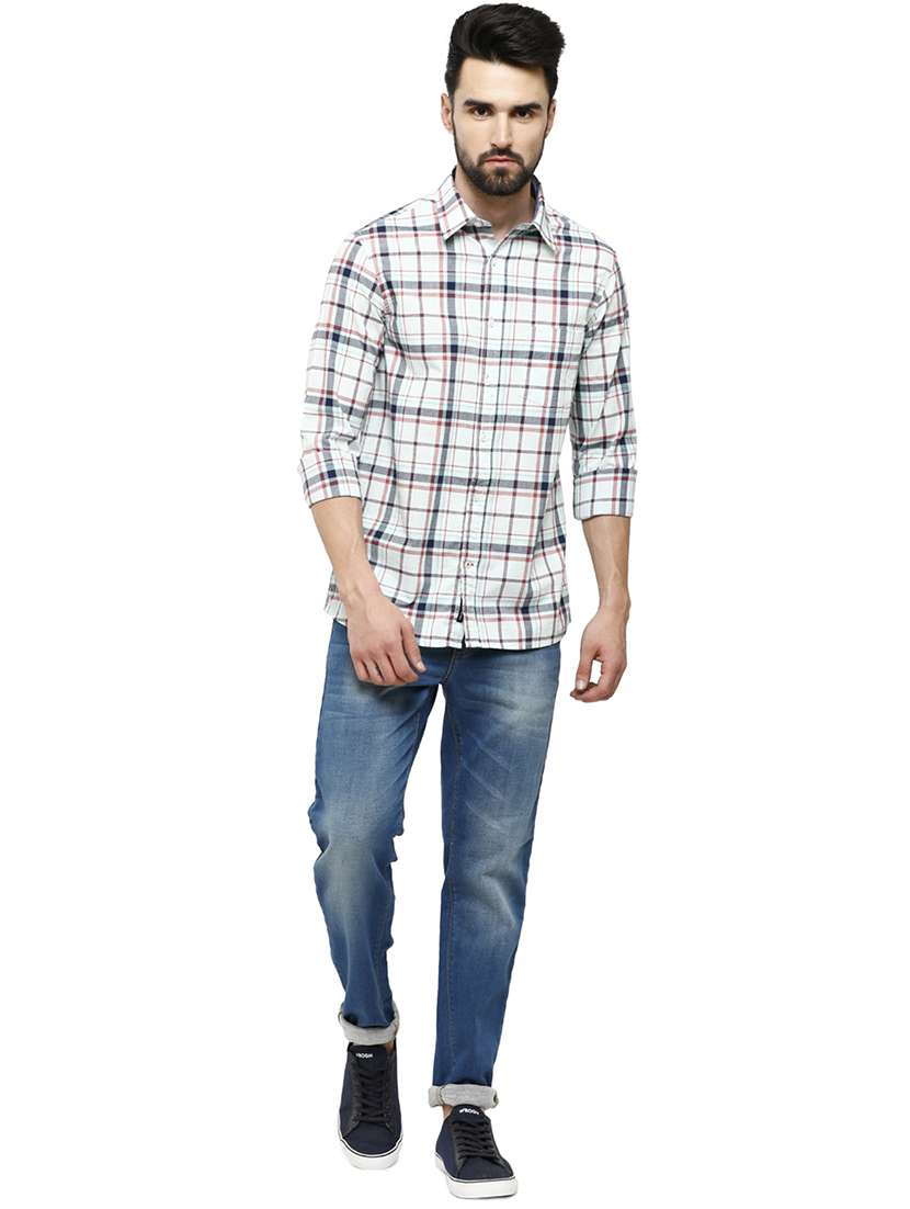 men check print casual shirt - 18738299 - Standard Image - 3