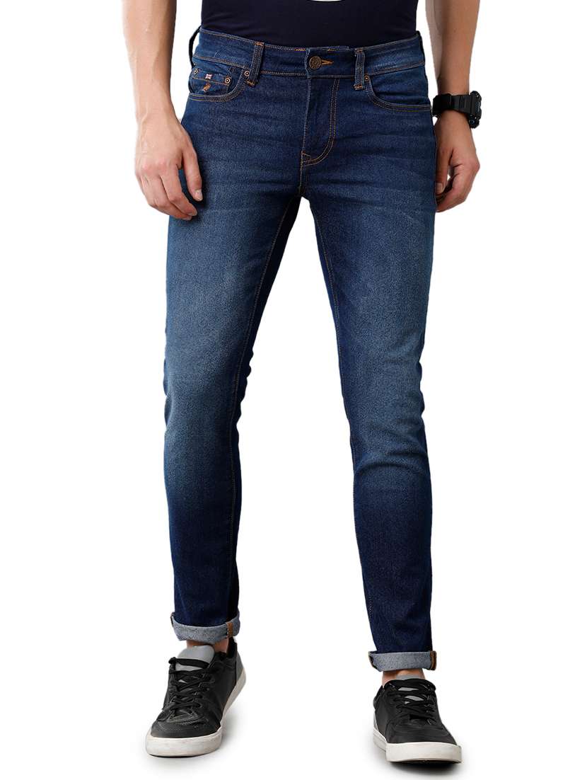 mens slim fit plain jeans