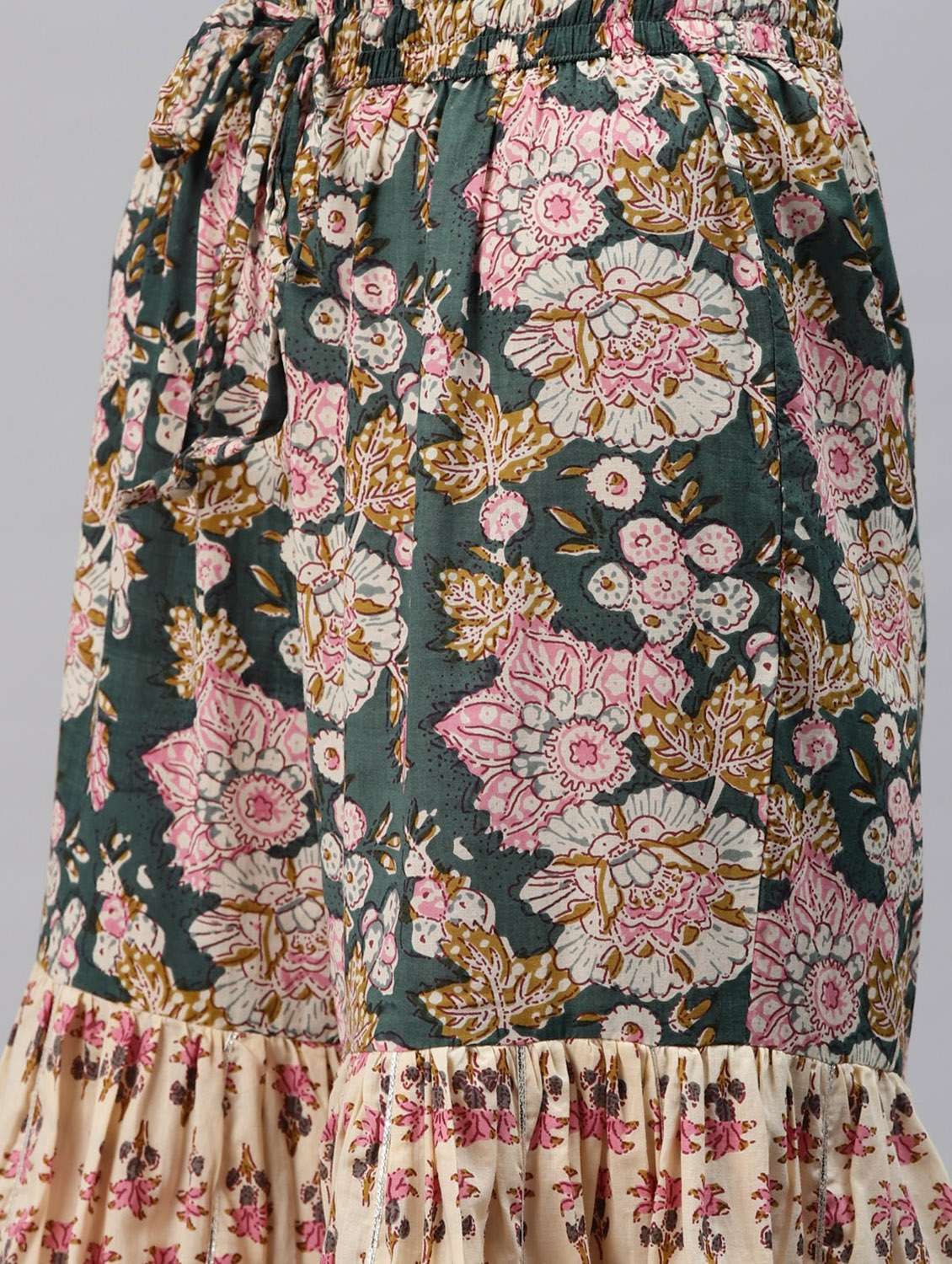women kurta sharara set with dupatta - 18738984 -  Standard Image - 3