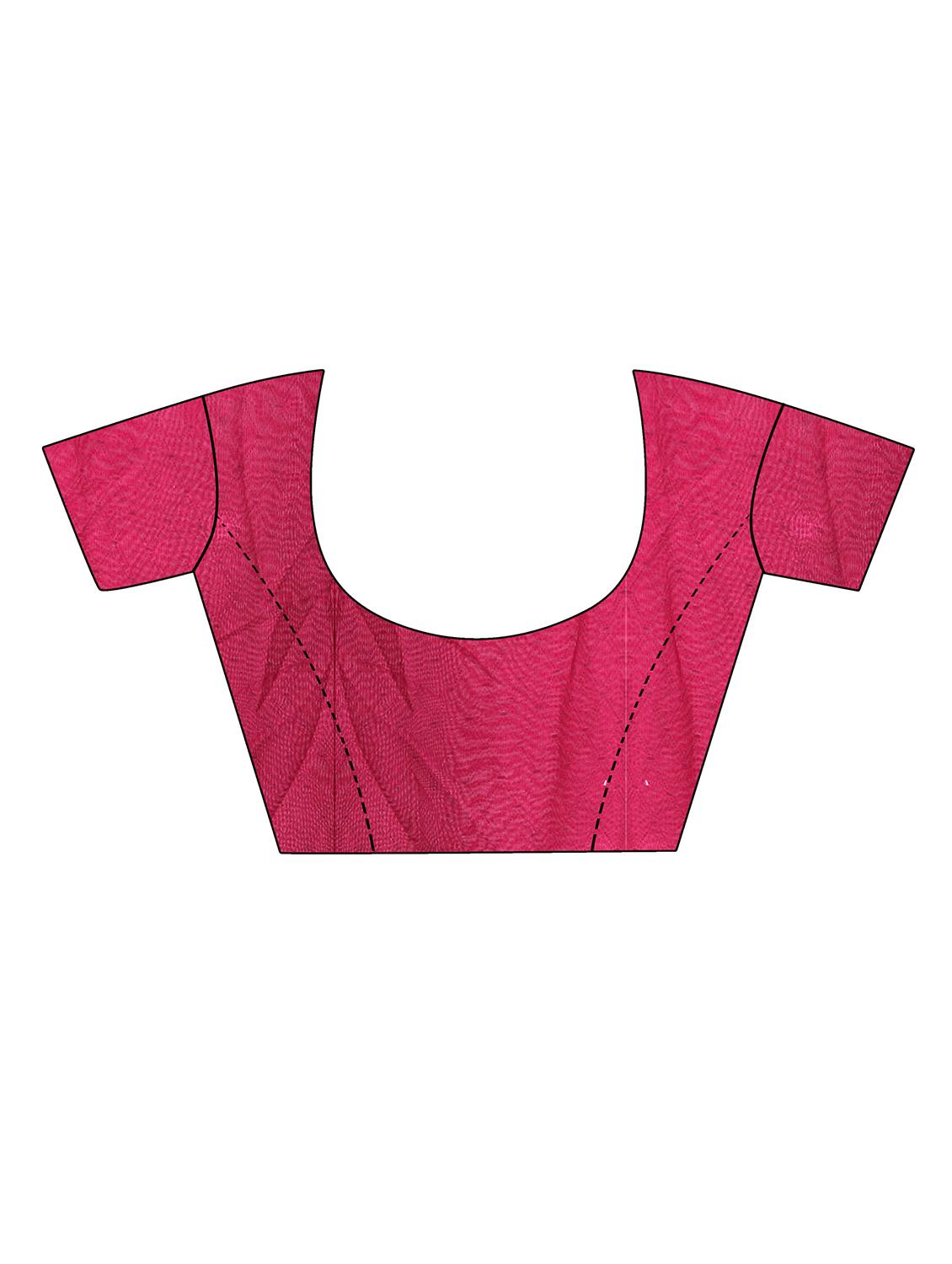women's saree combo with blouse - 18740015 - Standard Image - 3