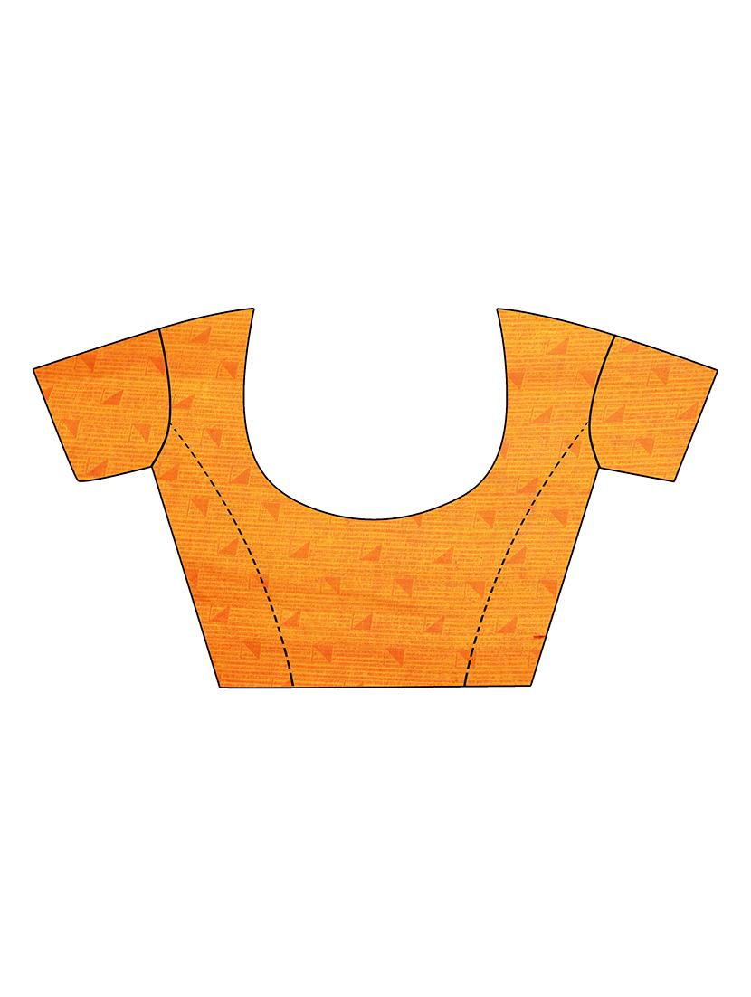 pack of 2 printed sarees with blouse - 18740286 - Standard Image - 5
