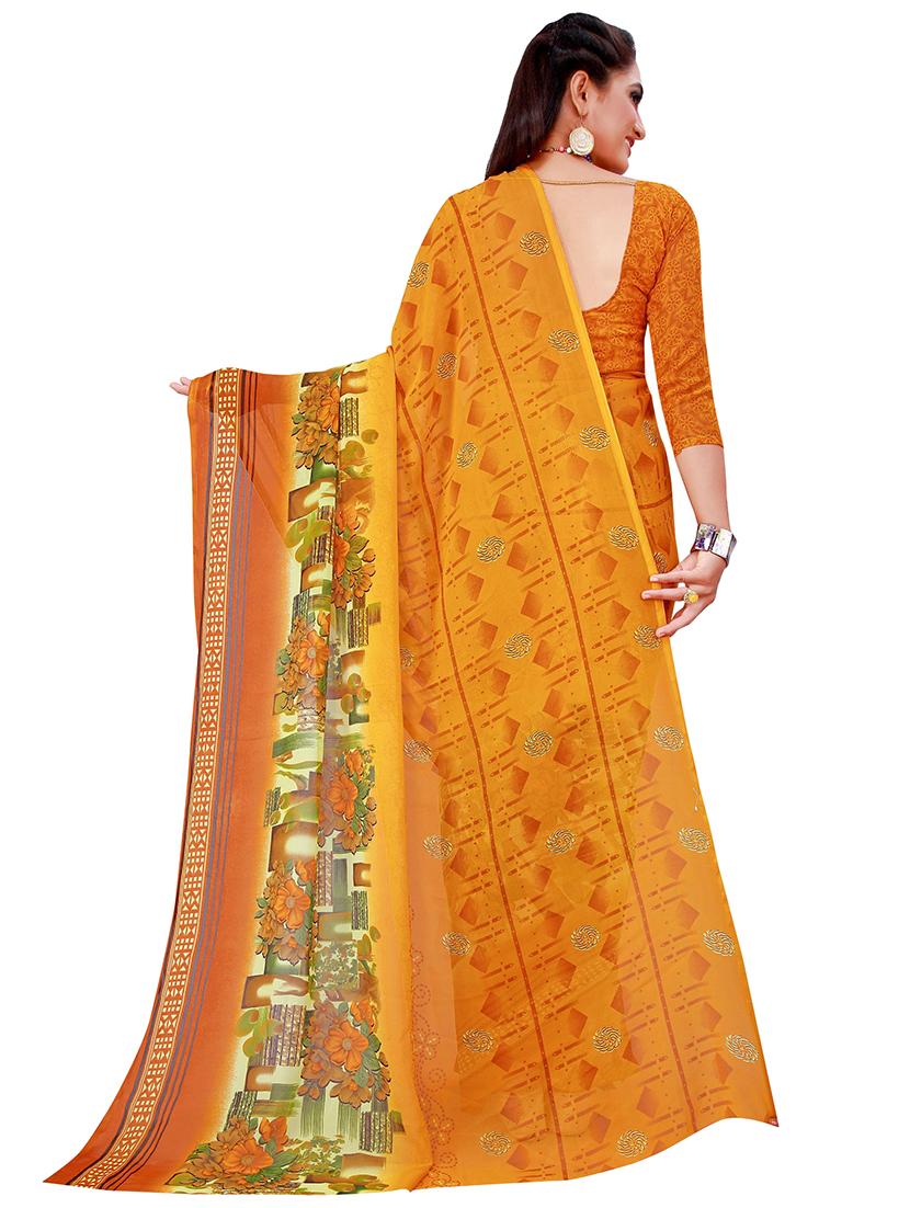 women's saree combo with blouse - 18740495 - Standard Image - 3