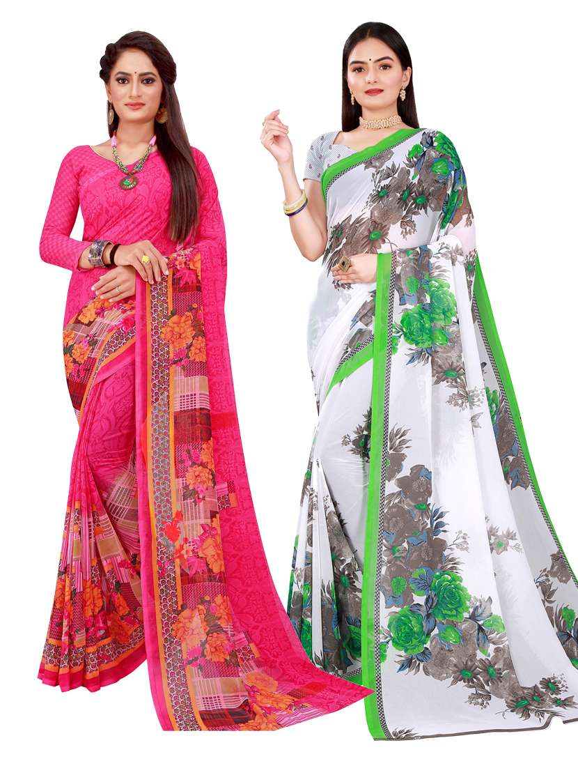 women's saree combo with blouse