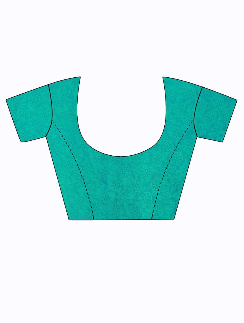women's saree combo with blouse - 18741100 - Standard Image - 5