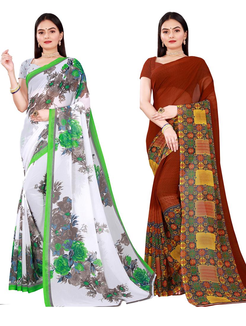 women's saree combo with blouse