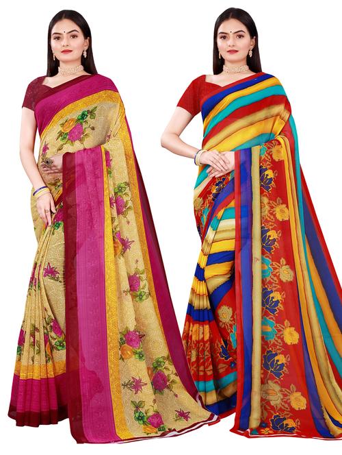 women's saree combo with blouse - 18741285 -  Standard Image - 0
