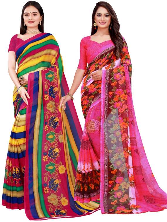 women's saree combo with blouse